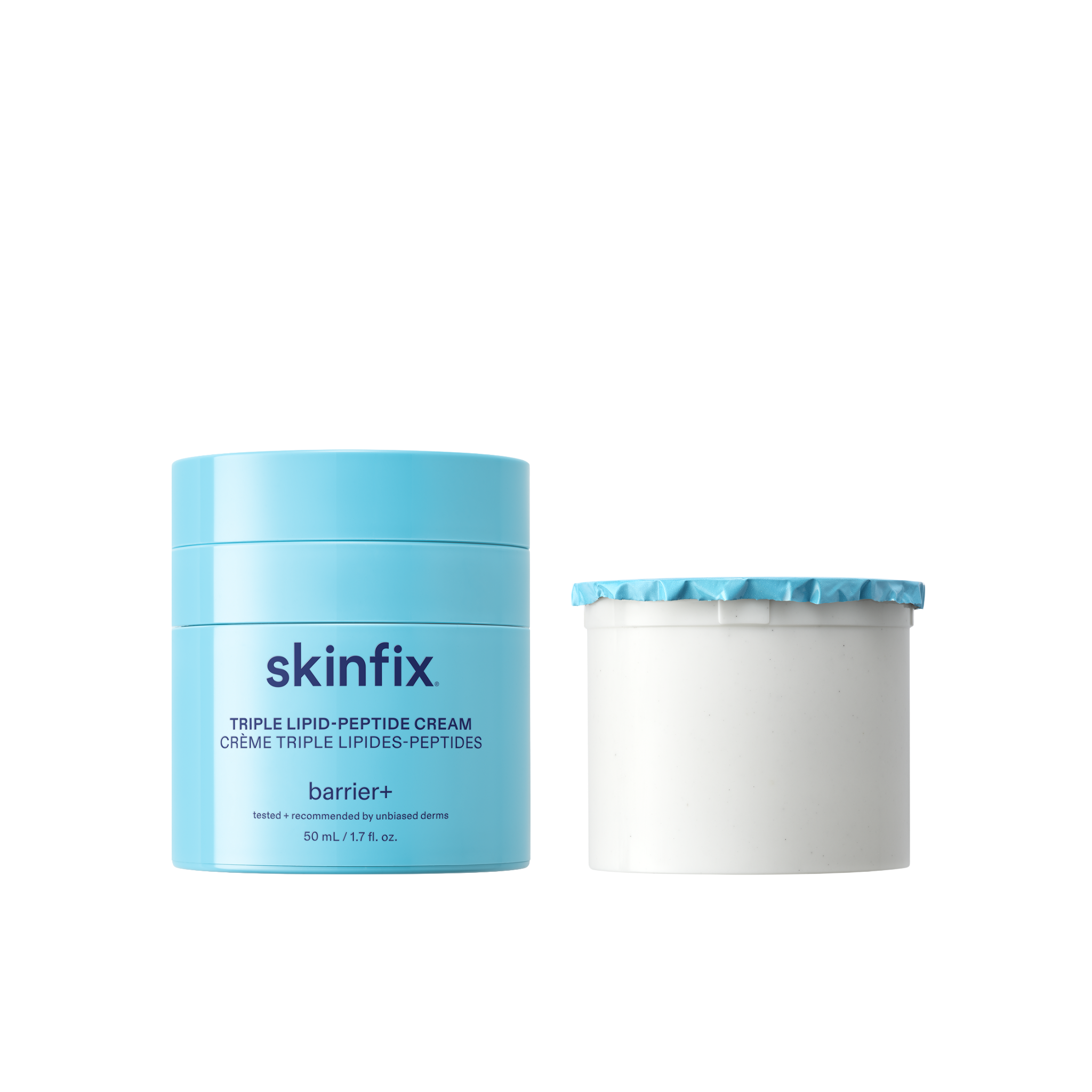 TRIND トリンド ケアリング フットクリーム 200mL Triple Lipid-Peptide Cream Refillable Duo | Skinfix – Skinfix USA