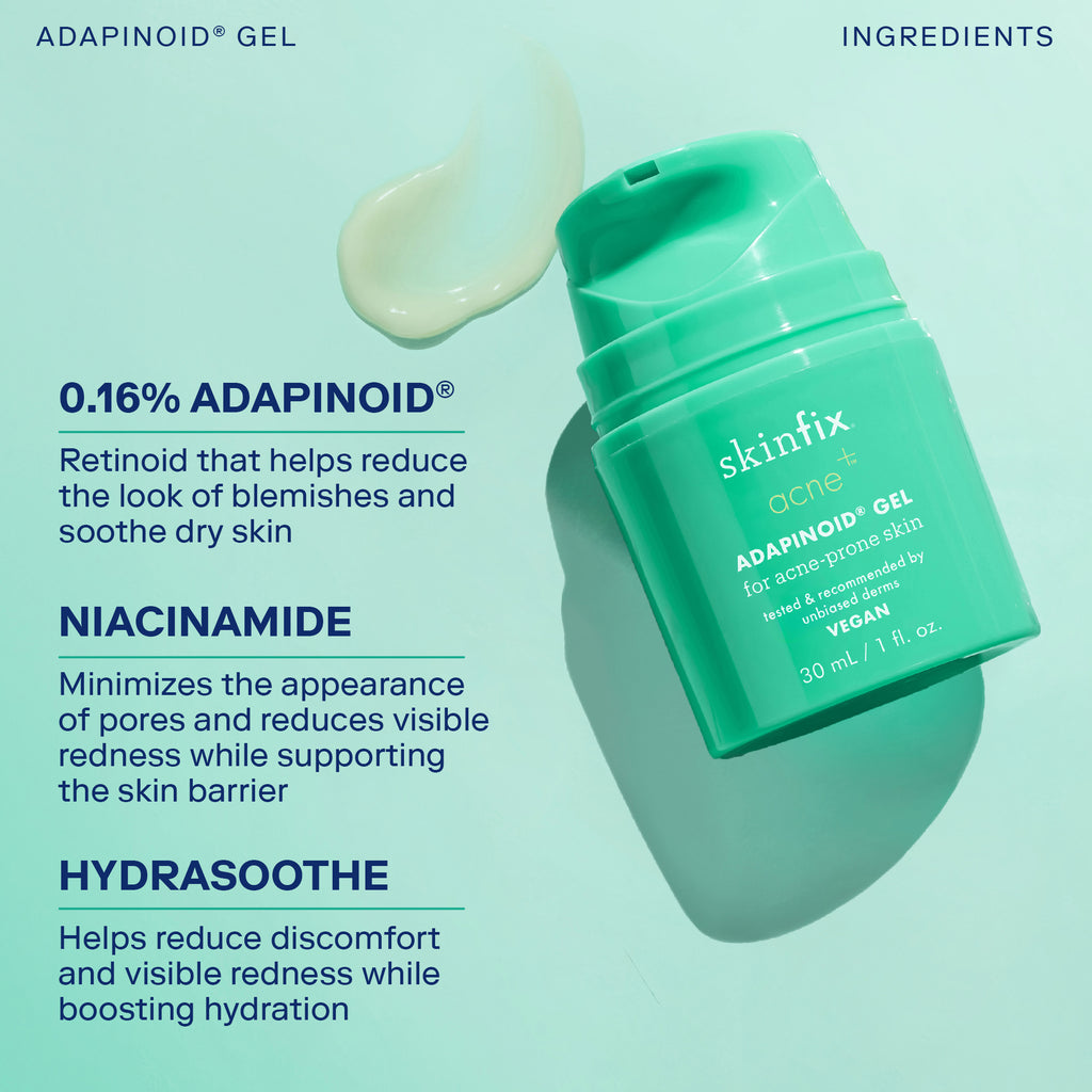 Skinfix Adapioid Gel key ingredients highlight