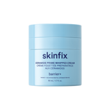Skinfix Ceramide Prime Whipped Cream — light blue cylindrical jar with navy text, 50 mL, on a transparent background.