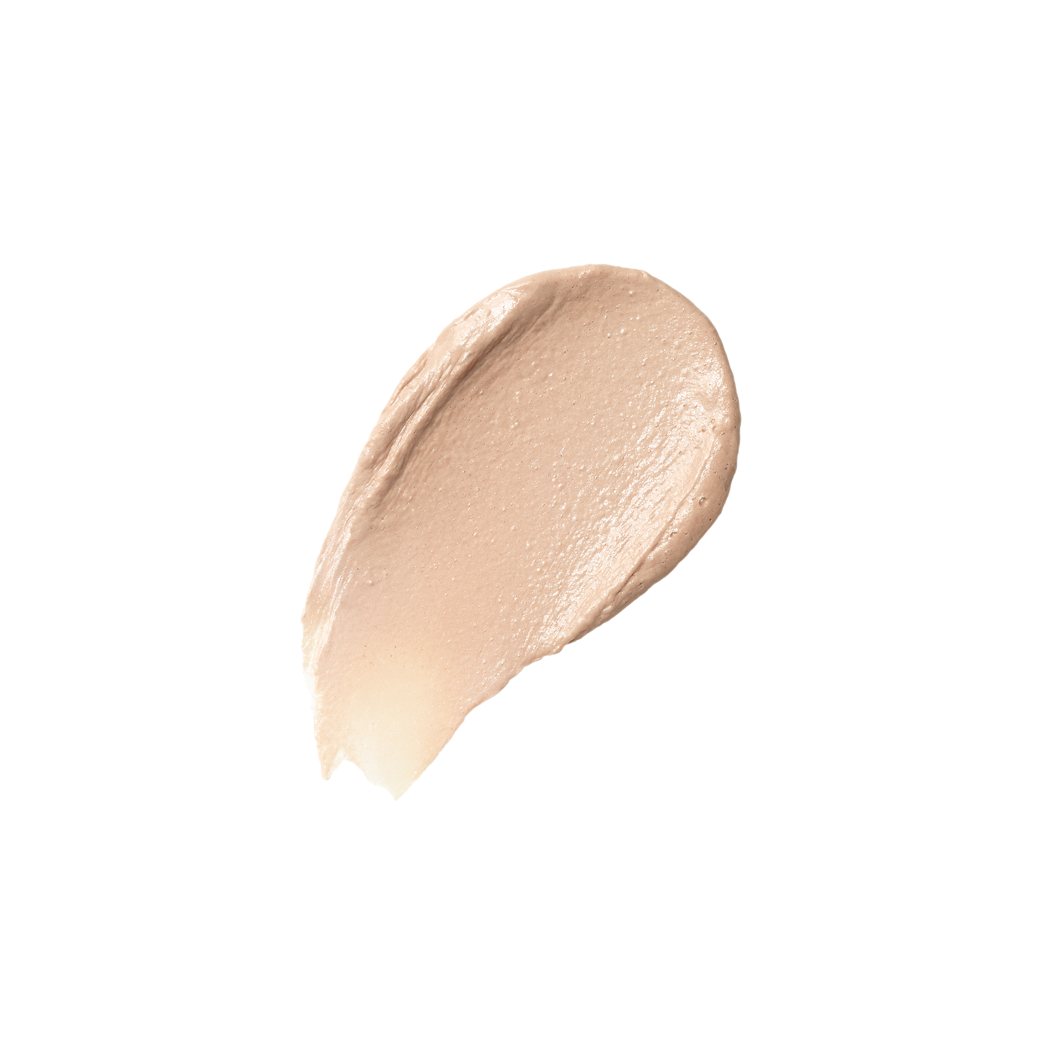 Close-up texture swatch of Skinfix Balancing Soft-Foam Clay Cleanser — a smooth, beige clay formula, on a transparent background.