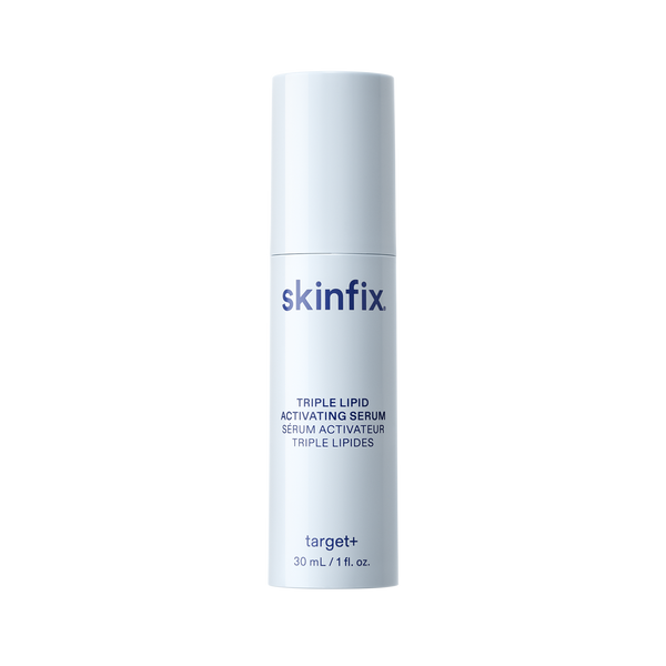 Skinfix Triple Lipid Activating Serum bottle on transparent background.