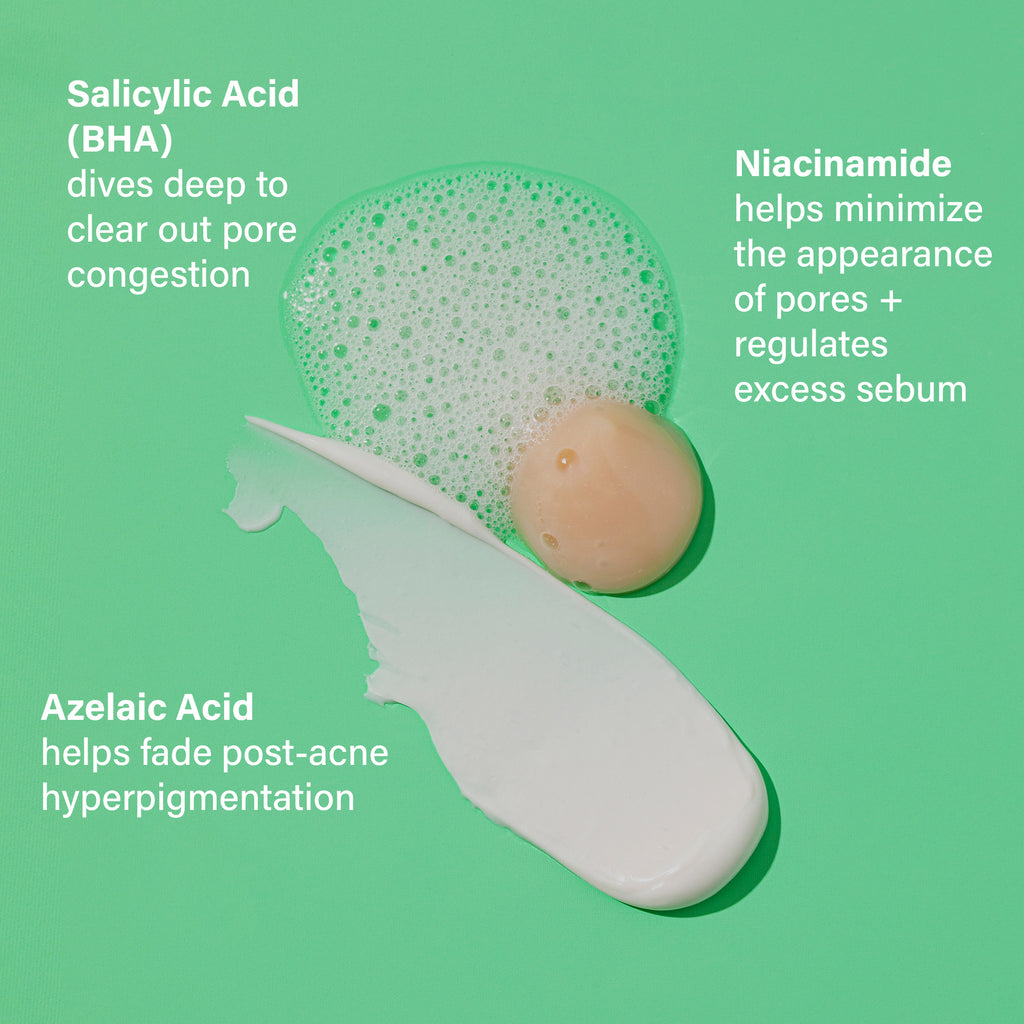 acne+ away kit texture goops + ingredients